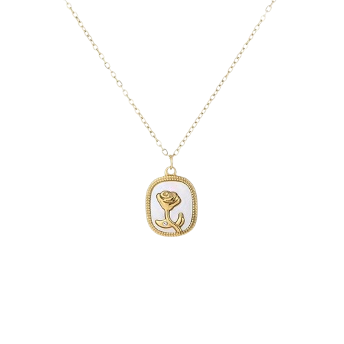 Rose Pendant Necklace