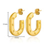 Star Hoops Earrings