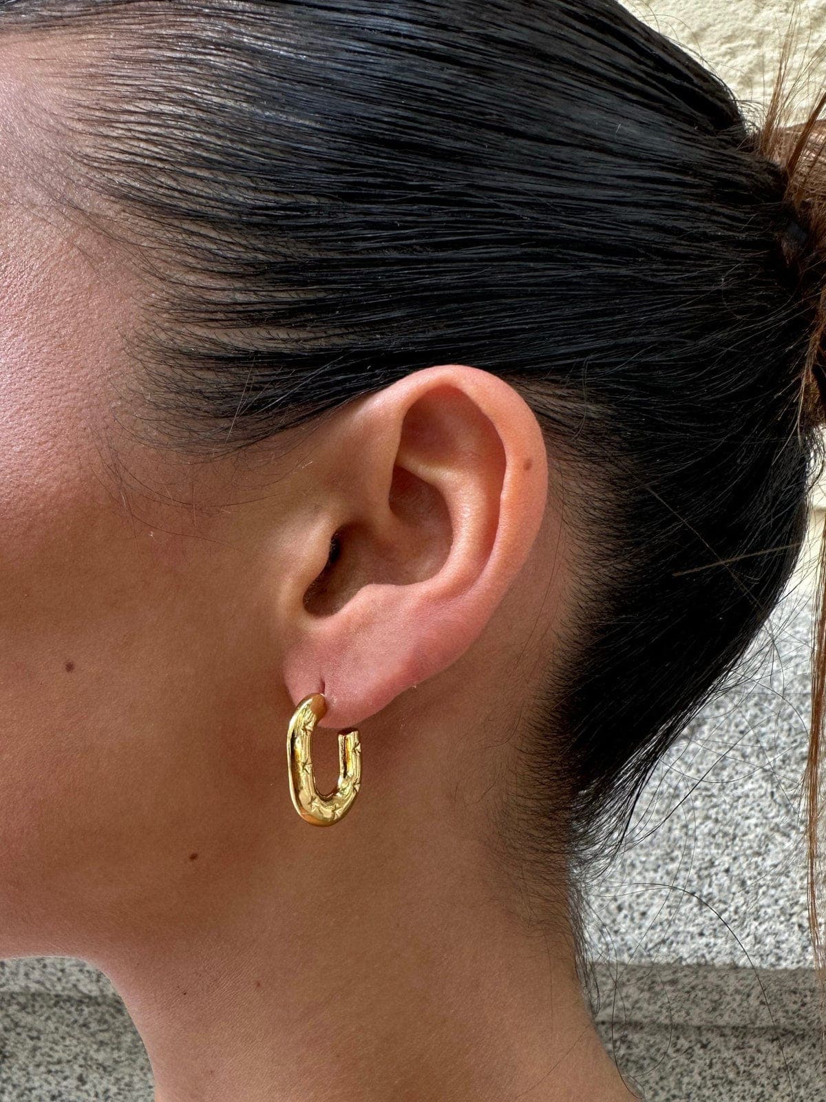 Star Hoops Earrings