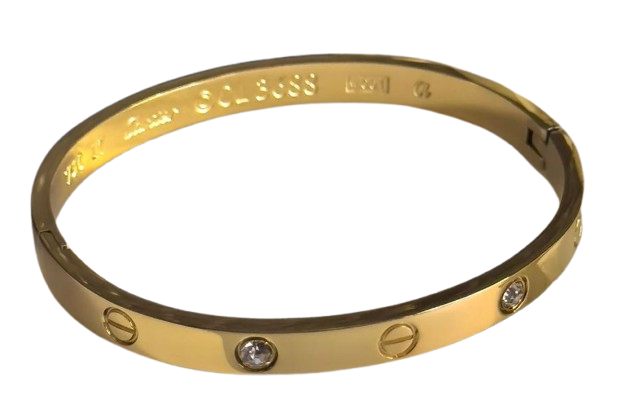 Luxury Gold Plated Love Bracelet