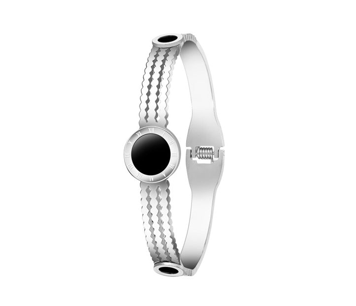 Silver-Plated Roman Numeral Bracelet